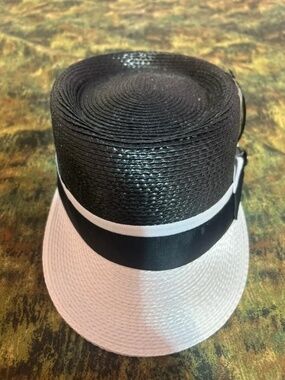 Bruno Capelo Legionnaire 2-Tone Cadet Baseball Crown Braided Straw Hat Sz. XL